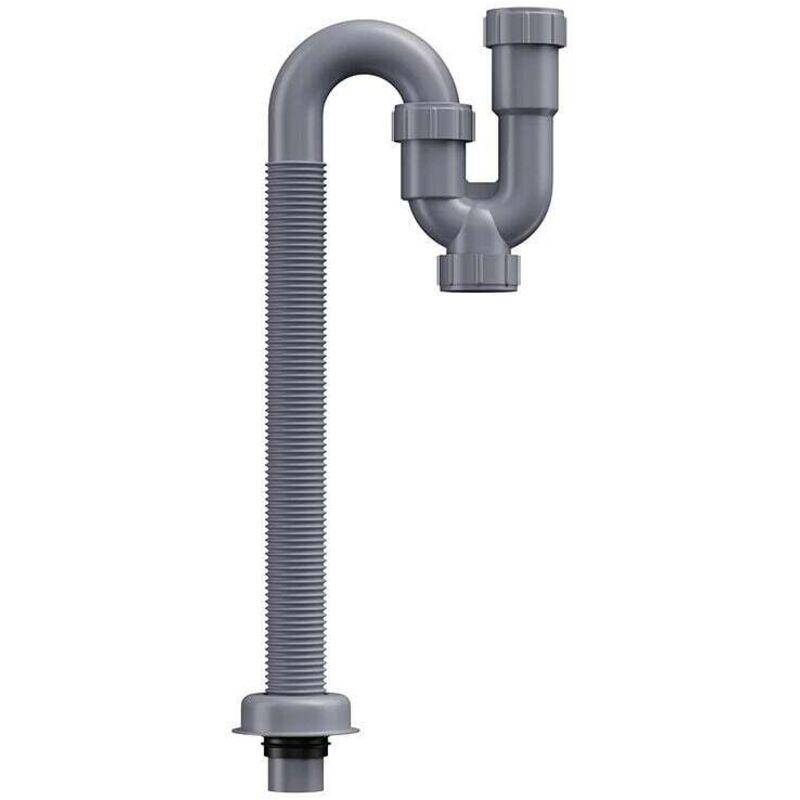 Ortviai U-förmiger Waschbecken-siphon Mit Ausziehbarem, Flexiblem Schlauch Ø32 Mm