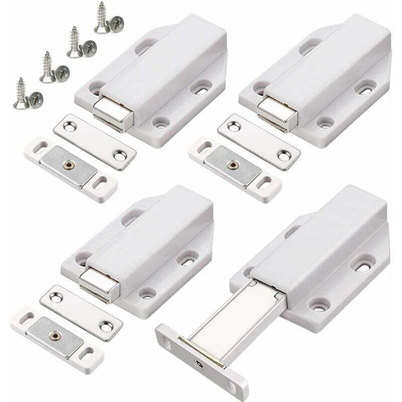 Ortviai Push-to-open Magnetsystem Für Schrank- Und Schubladentüren – 4-teilig