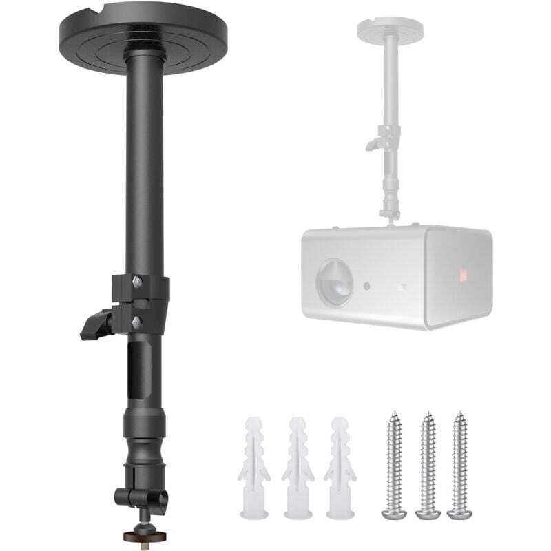 Ortviai Universal-projektor-wandhalterung Mit 360°-kugelkopf Und Gewindeadapter, 6,9 Zoll
