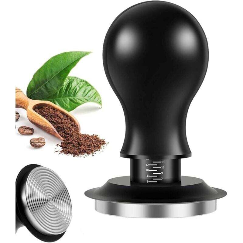 51-mm-edelstahl-tamper Mit Gewelltem Sockel Und Druckregulierung Für Barista-set