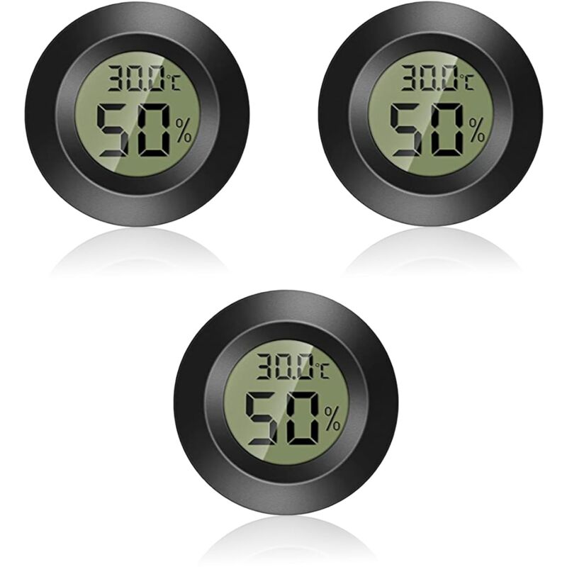 Digitales Thermometer-hygrometer Für Innen Und Außen -50 Bis 70 °c, 3-teiliges Set, Kompakt Und Präzise