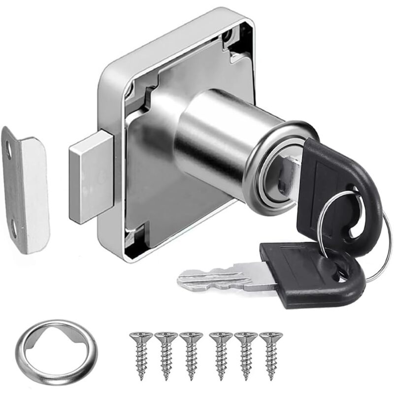22-mm-nockenschloss Mit Einzelschlüssel Für Möbel, Schränke, Briefkästen, Schubladen
