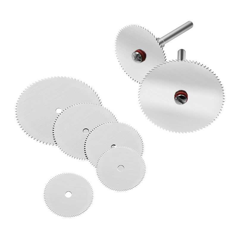 Bohrscheiben, 5 Größen, Je 2 Stück Mit 4 X 3 Mm Dornen Und Edelstahl-kreissägeblatt