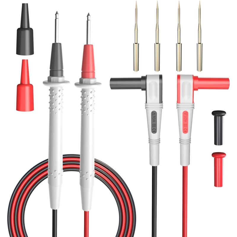 Multimeter-messleitungssatz, 1,5 M Silikon, Kupfer, Präzisionsspitzen