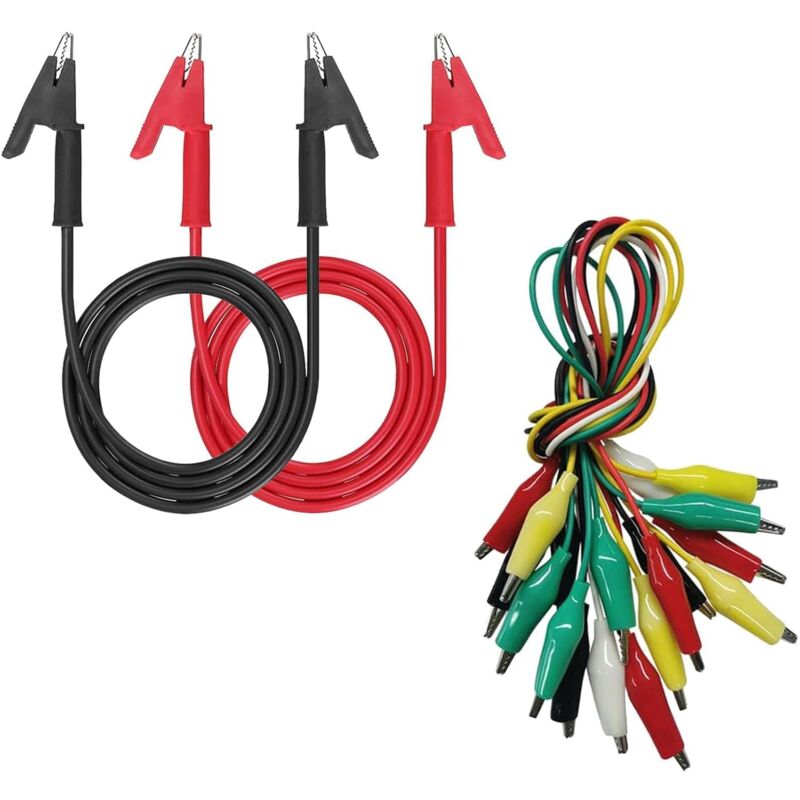 Doppelseitige Krokodilklemmen, Isolierklemmen Für Die Elektrische Prüfung Flexibler Kupferkabel
