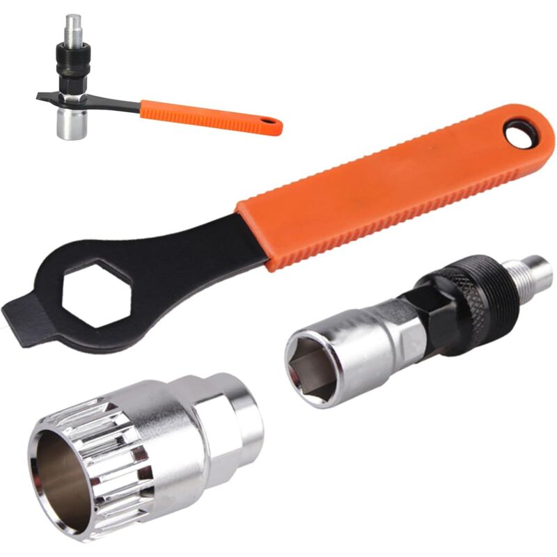 Kurbelabzieher Für Fahrräder, Kurbelgarnitur-reparaturwerkzeug, Mountainbike, 3-teilig, Outdoor-radfahren