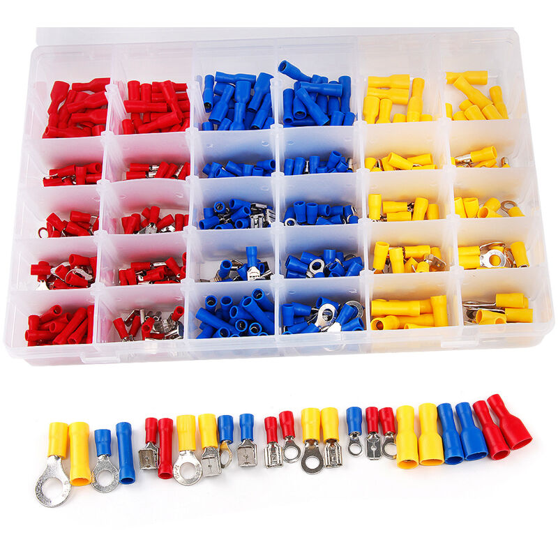 480-teiliges Isoliertes Crimp-steckverbinder-set Für Professionelle Elektriker