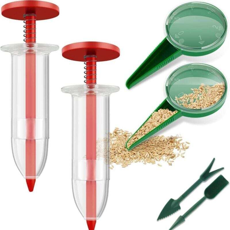 Ortviai 2-teiliger Manueller Saatgutspender Für Gemüse Und Blumen, Präzisionssämaschine Für Kleine Samen