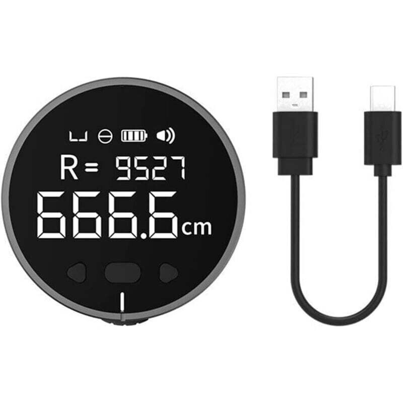 Ortviai 8-in-1 Elektronisches Lineal Mit Lcd-bildschirm Für Präzise Längen- Und Kurvenmessungen