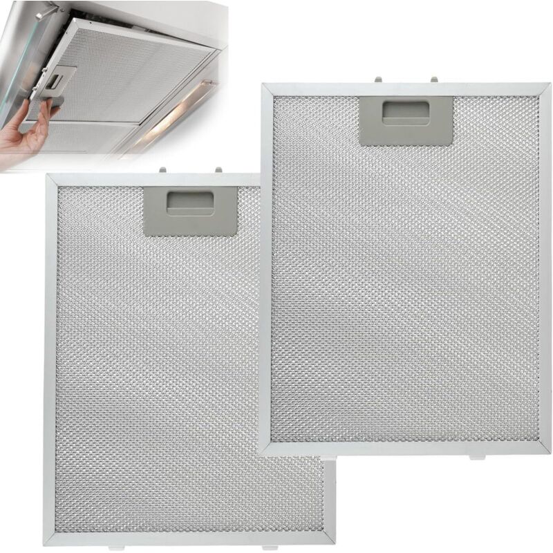 Waschbare Aluminium-fettfilter Für Dunstabzugshauben, 2 Stück, 305 X 267 Mm