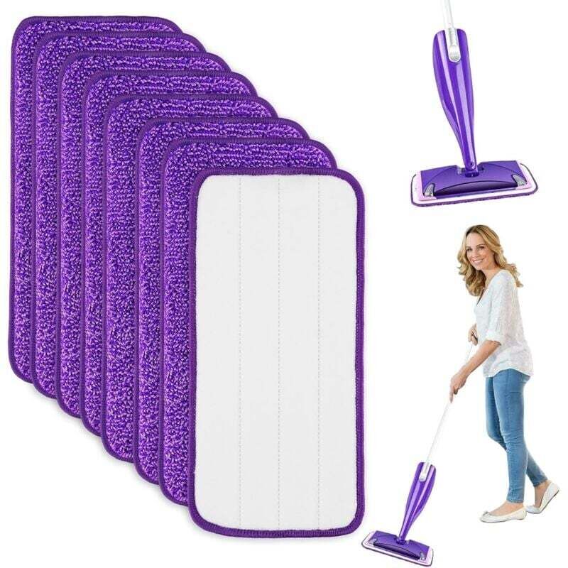 8-teiliges Set Waschbarer Mikrofasertücher 30 X 14 Cm Für Swiffer Wetjet – Trocken- Und Nassböden Von Ortviai