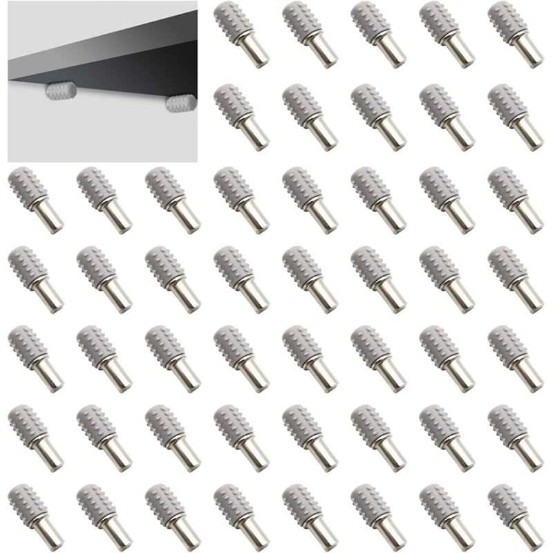 5 X 20 Mm Metall-regalstifte, Rutschfest – 50er-packung Für Sichere Aufbewahrung