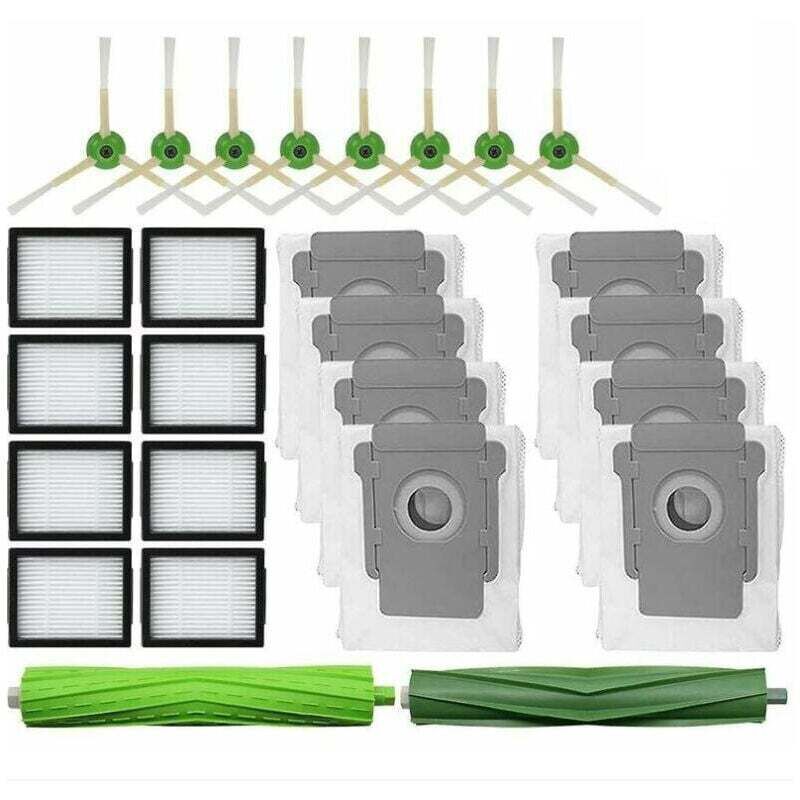 Zubehörset Für Saugroboter, Kompatibel Mit Roomba I3, I4, I6, I7, I8, J7, E5, E6, E7 Und Ortviai