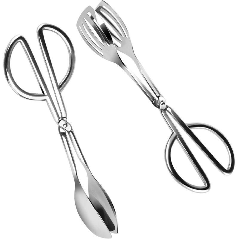 26 Cm Lange Küchenzange Aus Edelstahl Für Grill, Buffet Und Servieren
