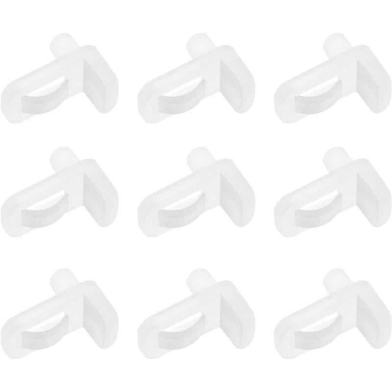 40er-pack Glasregalhalterungen, 5 Mm, Für Küche, Bücherregal, Schrank