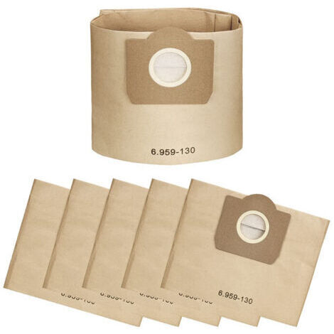 5-teiliges Staubsaugerbeutel-set 6.959-130.0, Filterbeutel Für Kärcher Wd3, Mv3
