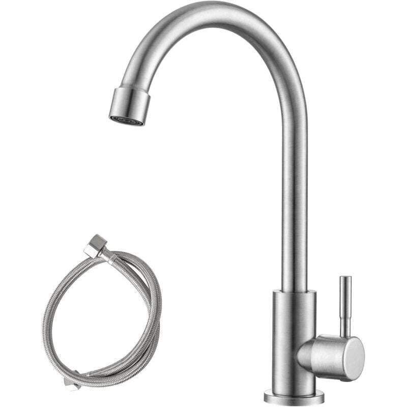Ortviai Einhand-kaltwasser-küchenarmatur, Elegantes Design Für Garten Und Innenbereich