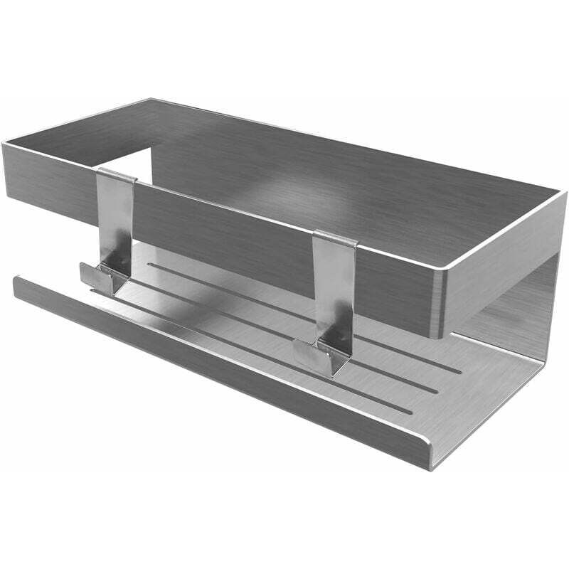 Duschablage Aus Edelstahl 304, Bohrfrei, Ideal Für Bad, Küche Und Büro. Ortviai