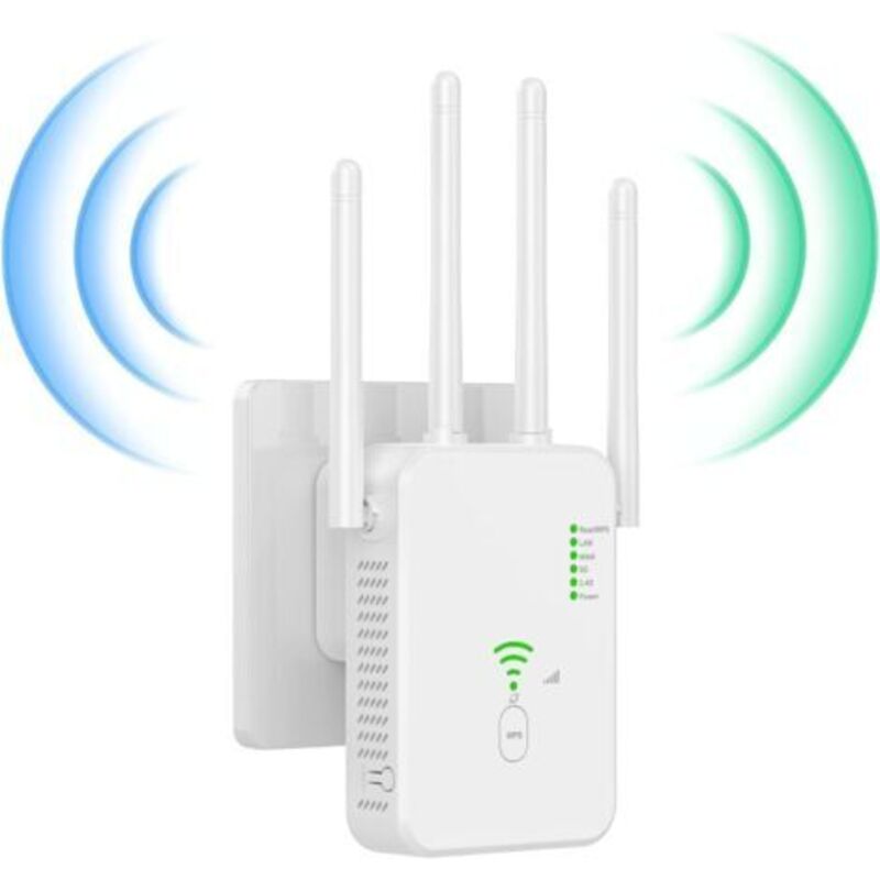 Wlan-repeater Für Den Außenbereich, 1200 Mbit/s, Dualband (5 Ghz Und 2,4 Ghz) Mit Ethernet-anschluss