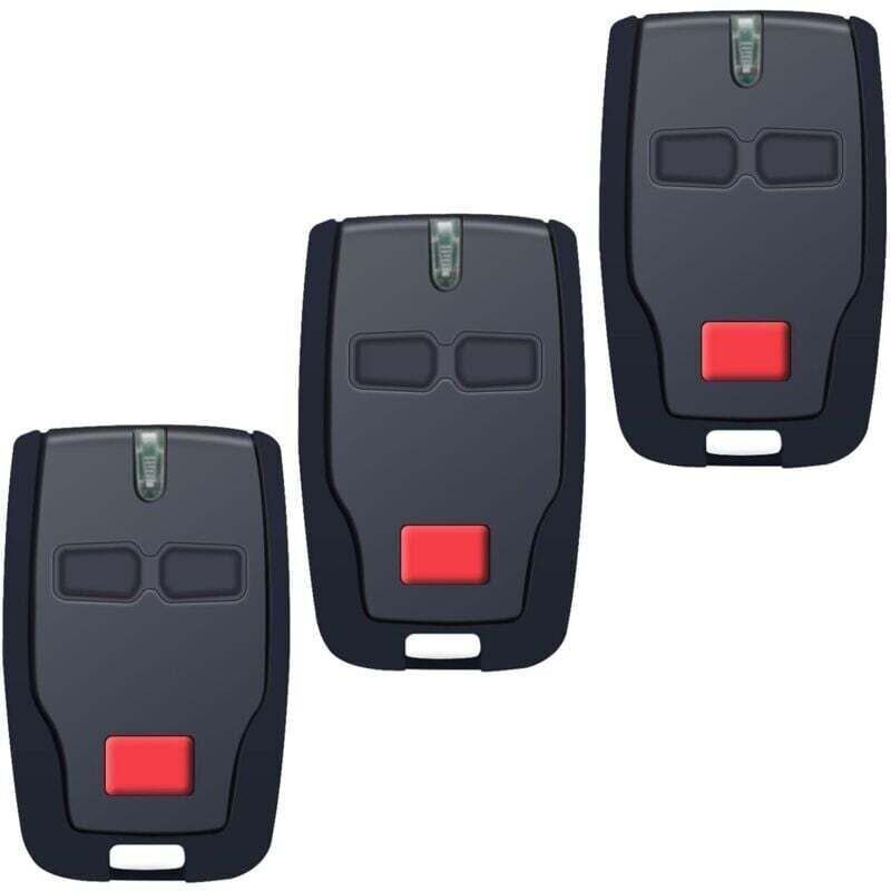 Garagentor-fernbedienung 433,92 Mhz, 3er-pack – 2-kanal-tasten – Kompatibel Mit Bft Mitto 2b Rcb Kleio Ghibli Trc2 Ortviai