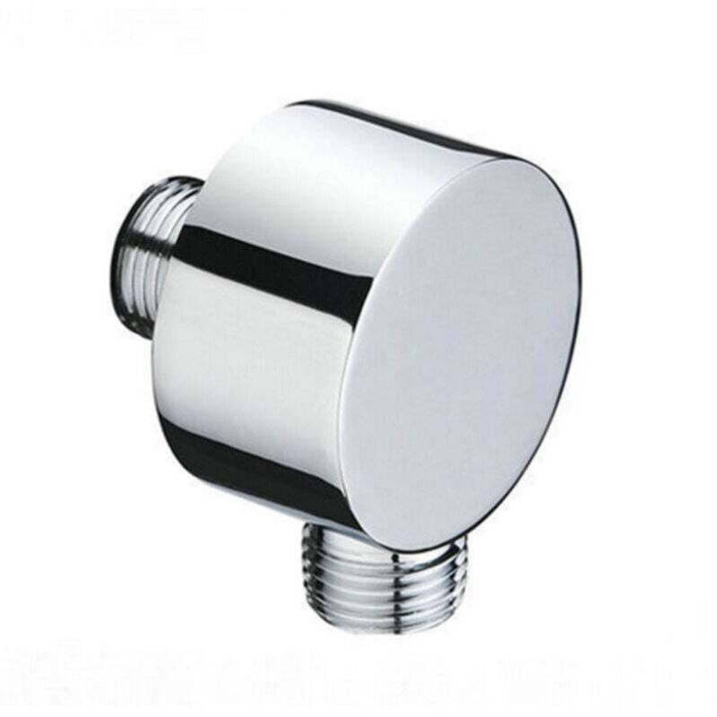 Ortviai 1/2" Wandanschluss Aus Verchromtem Messing Für Duschkopf – Universeller Rundwinkel