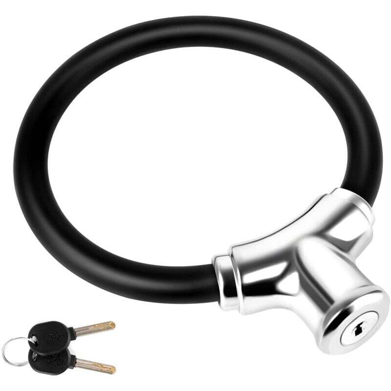 Kompaktes Ringschloss Für Fahrräder Mit 2 Schlüsseln – Sicheres Kabel Für Fahrräder, Roller Und Tore Ortviai