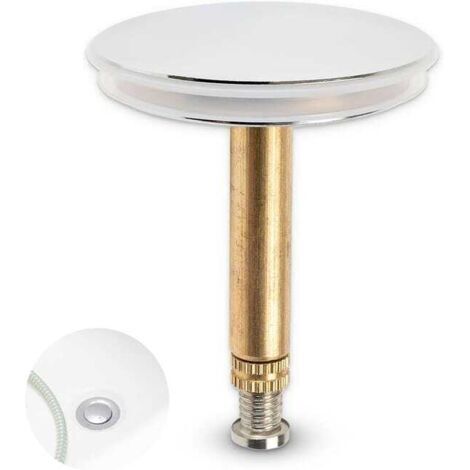 Universeller Badewannenstöpsel – 43 Mm Durchmesser – Mit Doppelter Dichtung – Höhenverstellbar Von 44 Mm Bis 54 Mm – Verchromt