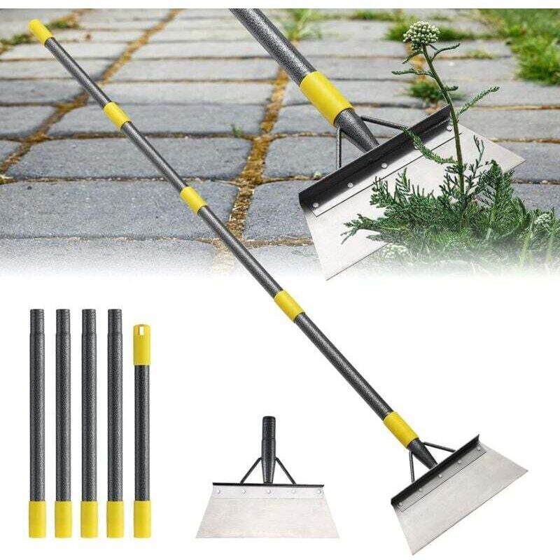 Ortviai 78-zoll-flachspaten Für Den Garten, Robuster Multifunktionsschaber Zum Jäten Und Kantenschneiden