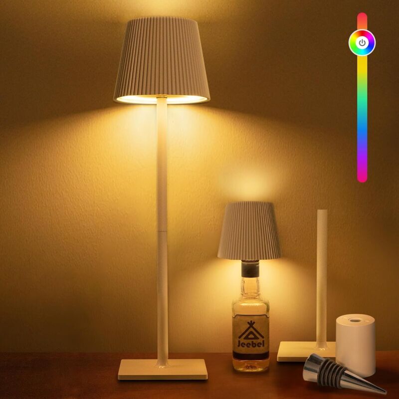 4-in-1-led-lampe, Kabellos, Dimmbar, 5200 Mah, Touch-steuerung, Ip54, Für Den Innen- Und Außenbereich