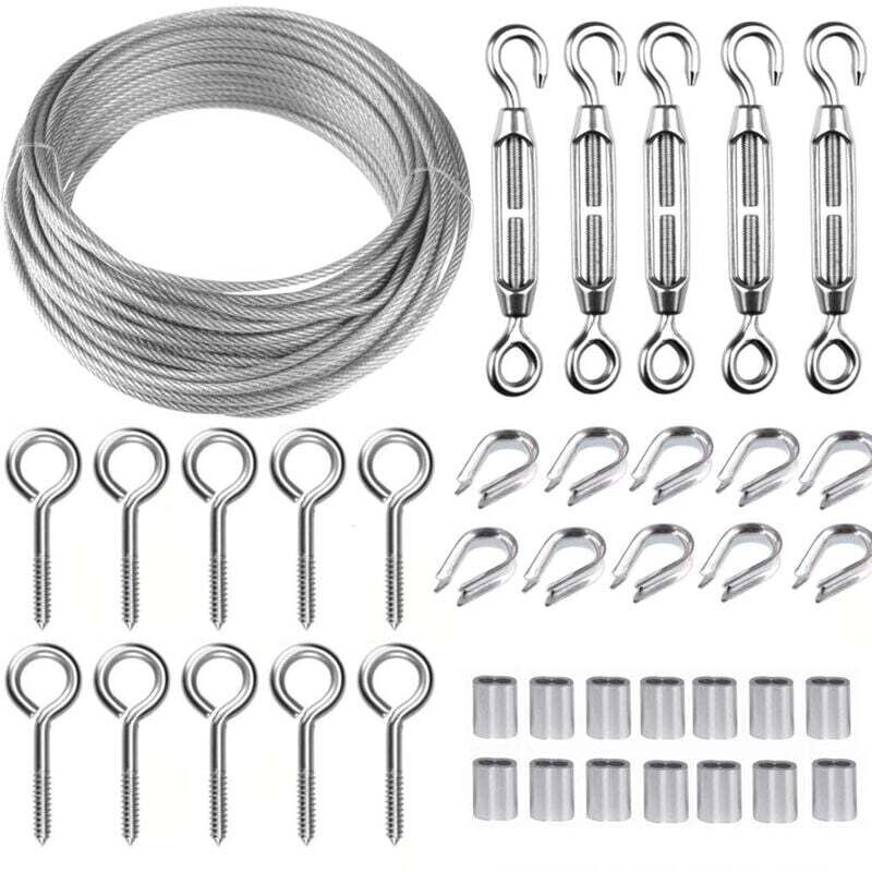 Gartenseile Aus Edelstahl Mit Geländer – 40-m-packung, Ideal Für Heimwerker Und Den Außenbereich, Ortviai