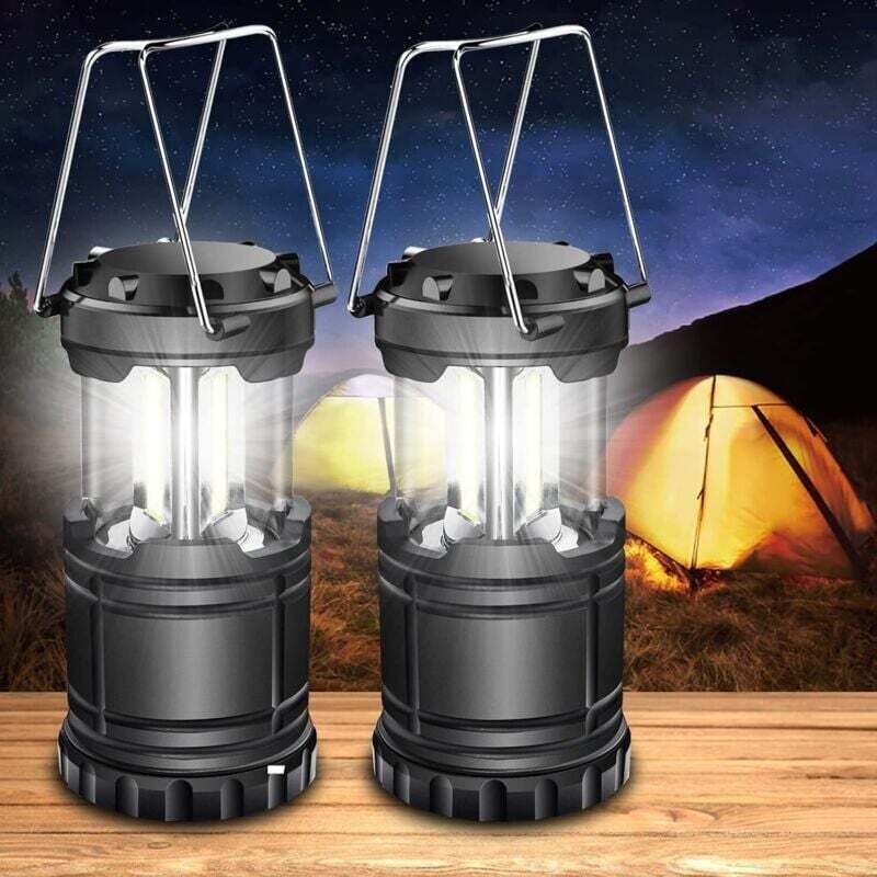 Set Mit 2 Ortviai Led-laternen Für Camping Und Notfallsituationen