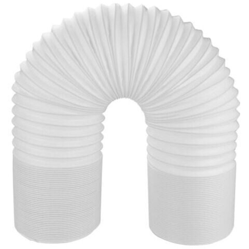 Ortviai 130 Mm X 3 M Pp-verstärkter Stahl-abluftschlauch Für Tragbare Klimaanlagen, Dehnbar, Linksdrehend, Drehbar