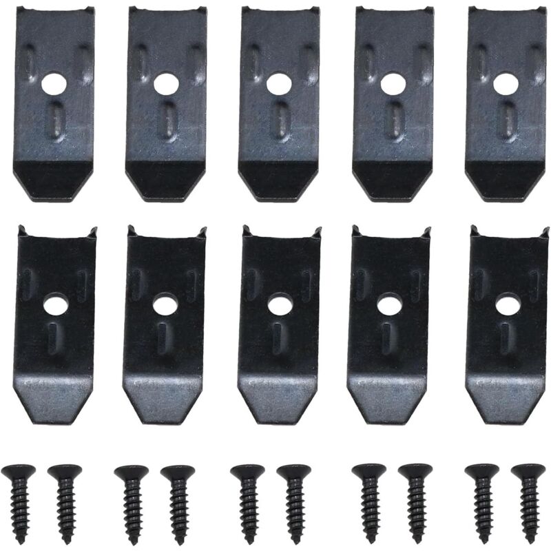 Tischnivellierer, Inklusive Schwarzer Schrauben, 10 Stück, Für Möbel Und Schränke