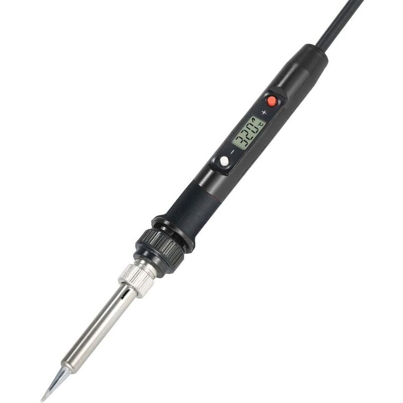 80-w-lcd-lötstation Mit Einstellbarer Temperatur, Bleifrei, 220 V, Schwarz