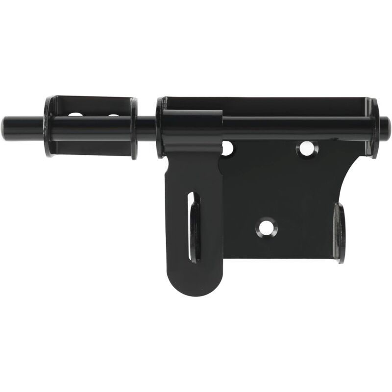 Schiebetorschloss 15 Cm, Sehr Robust, Schwarzer Edelstahl, Für Vorhängeschlösser