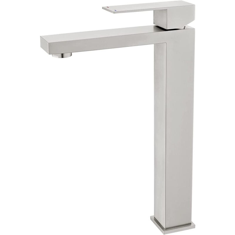Wasserfall-waschtischarmatur Mit Hohem Auslauf, Regulierbarem Warm- Und Kaltwasser, Gold