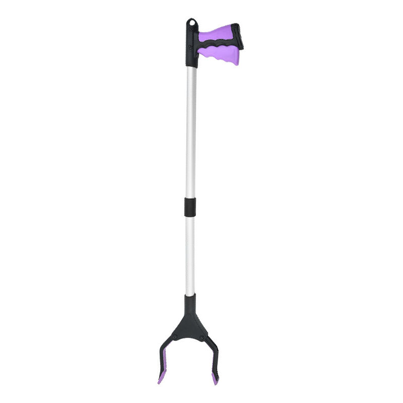 81 Cm Teleskopgreifer Mit Magnet, Faltbar, Für Einfaches Aufnehmen, Lila