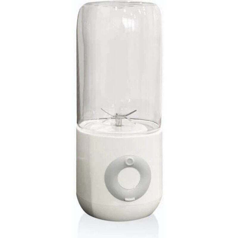 Ortviai 500-ml-tragbarer Entsafter, Usb-aufladbar, Ideal Für Reisen, Kompakte Größe, Weiß