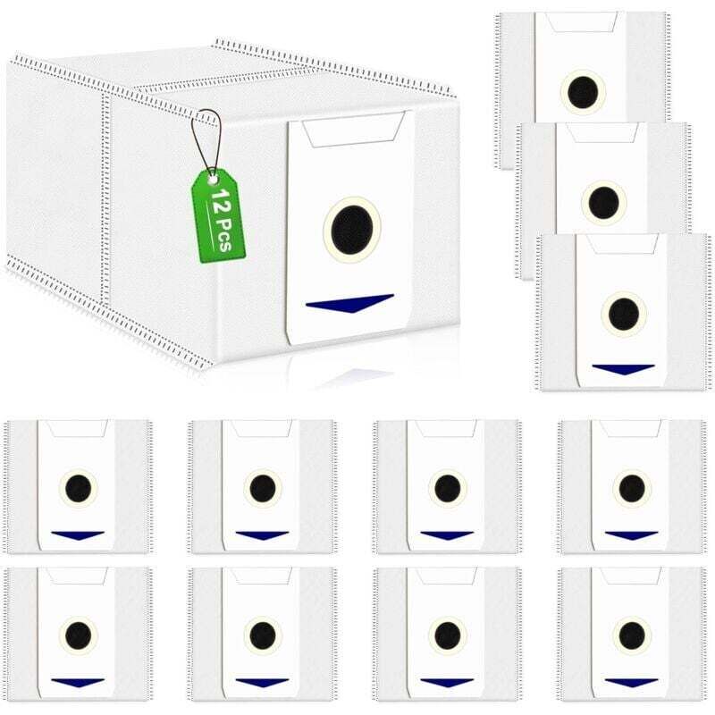 12er-pack Beutel Für Ecovacs Deebot T30 Omni / T30 Pro Omni Saugroboter (weiß) Ortviai