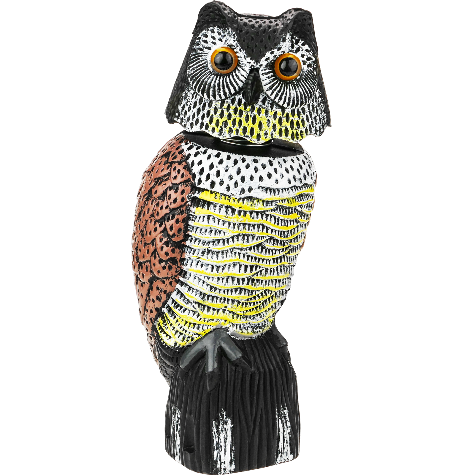 Primematik – Vogelscheuchen-eule Mit Reflektierenden Augen, 40 Cm, Weiblich