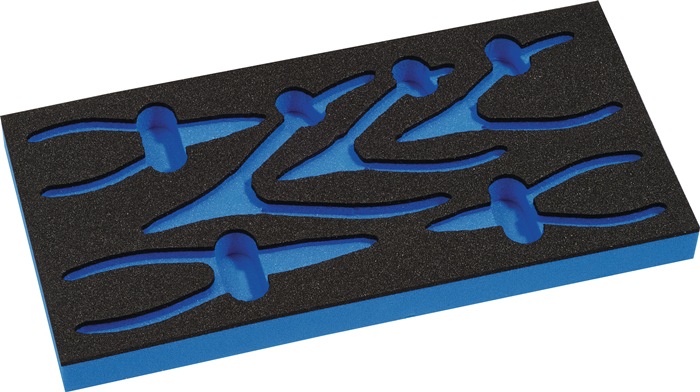 Werkzeugmodul Leereinlage 1/3-modul 4000 871 242, 6-teilig