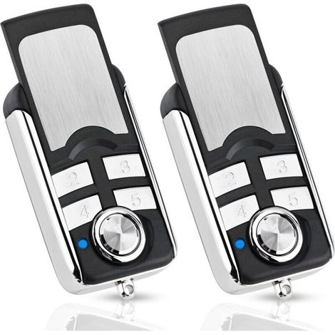 Telecommande Universelle Portail2 Pack Télécommande Émetteur Manuel Remplacement Pour Hormann Hse4-868-bs, Hse2-868-bs, Hs4-868-bs, Compatible Avec Hormann Bisecur Supramatic Promatic Opérateursdyk-al