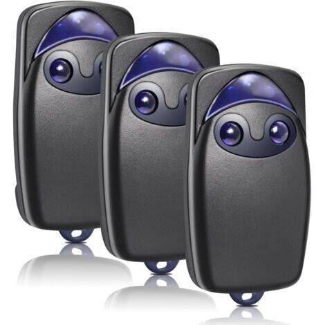 Telecommande Portail Pour Flo2r-s, 3pcs 433,92 Mhz Telecommande Porte De Garage Compatible Avec Flo2r-s, 2 Canaux