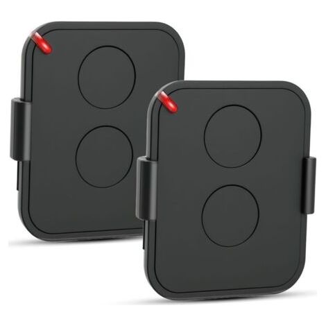 Lot De 2 Telecommande Portail, 433,92 Mhz Télécommande Porte De Garage, Compatible Avec On2e, On4e, On1e Rolling Code, 2 Canaux