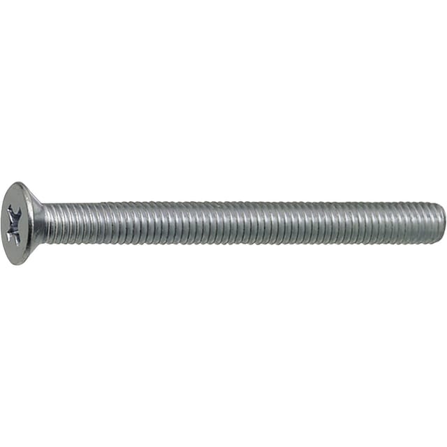 Senkschraube mit Kreuzschlitz PZ DIN 965 Stahl 4.8 galvanisch verzinkt M5 x 50mm