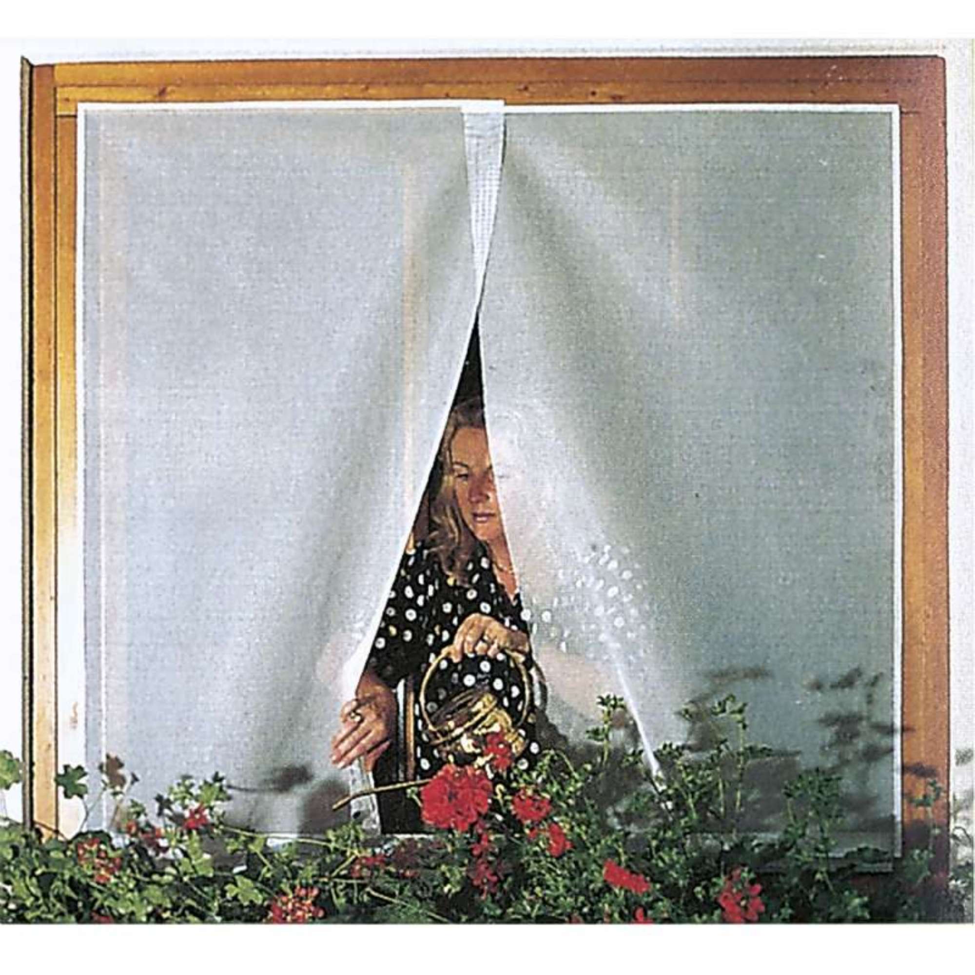 Rhino Fliegengitter Standard Fenster 100 X 100 Cm Weiß