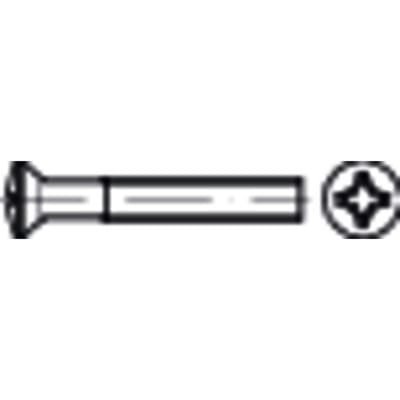 Linsensenkschraube mit Kreuzschlitz DIN 966 Edelstahl A4 PH-Profil M2,5 x 12mm