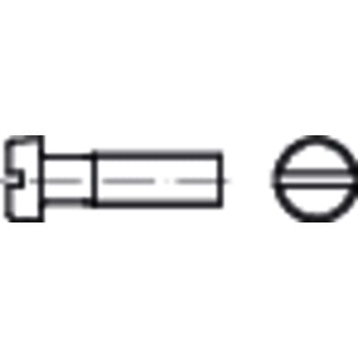 Zylinderschraube mit Schlitz ISO 1207 Messing M3 x 16mm KP