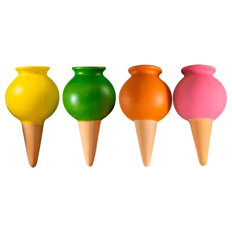 Automatisches Bewässerungssystem Für Topfpflanzen Aus Recycelten Weinflaschen Mit Integriertem Tropfer. Kleine 100-ml-gießflasche Für Töpfe, 4er-set.
