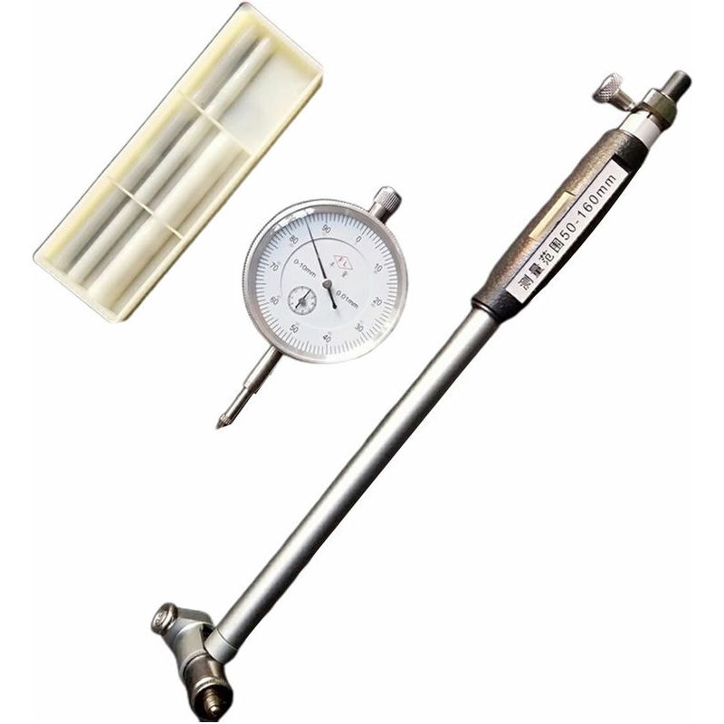 50–160 Mm Messuhr Für Bohrungen, 0,01 Mm Lochskala, Präzisions-zylinder-motormesswerkzeug, Prüfgerät